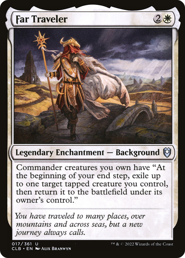 Far Traveler (CLB-017) [Commander Legends: Battle for Baldur's Gate] Foil