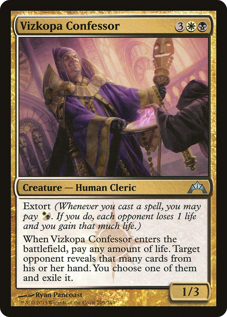 Vizkopa Confessor (GTC-205) [Gatecrash]