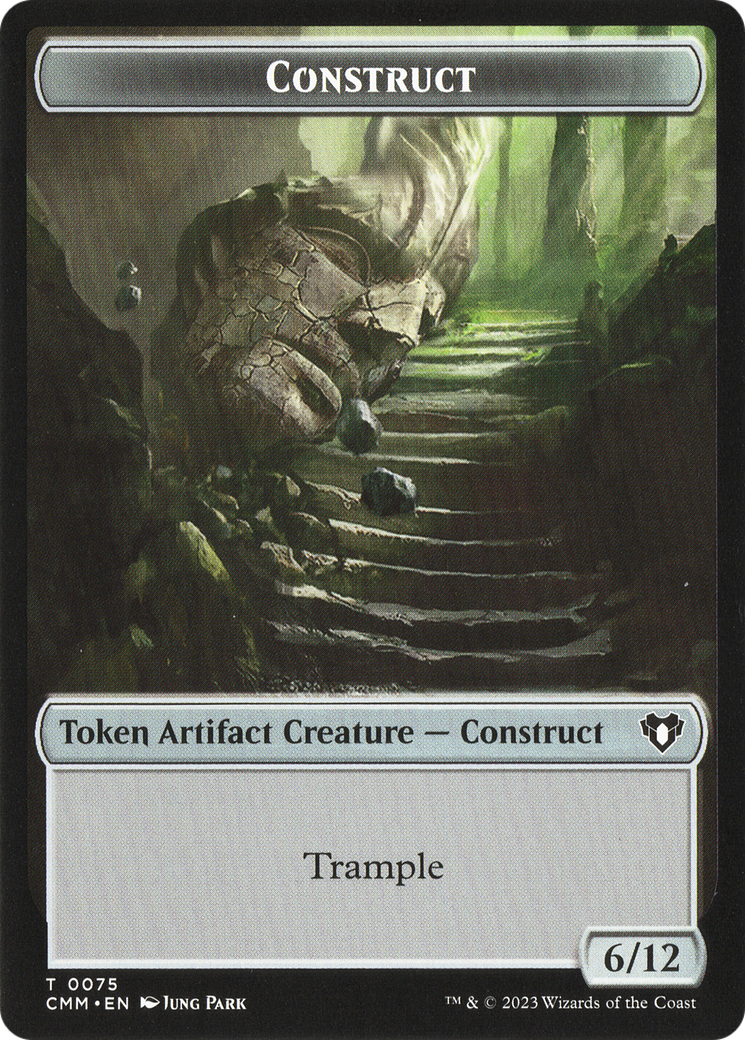 Construct (TCMM-075) [Commander Masters Tokens] Foil