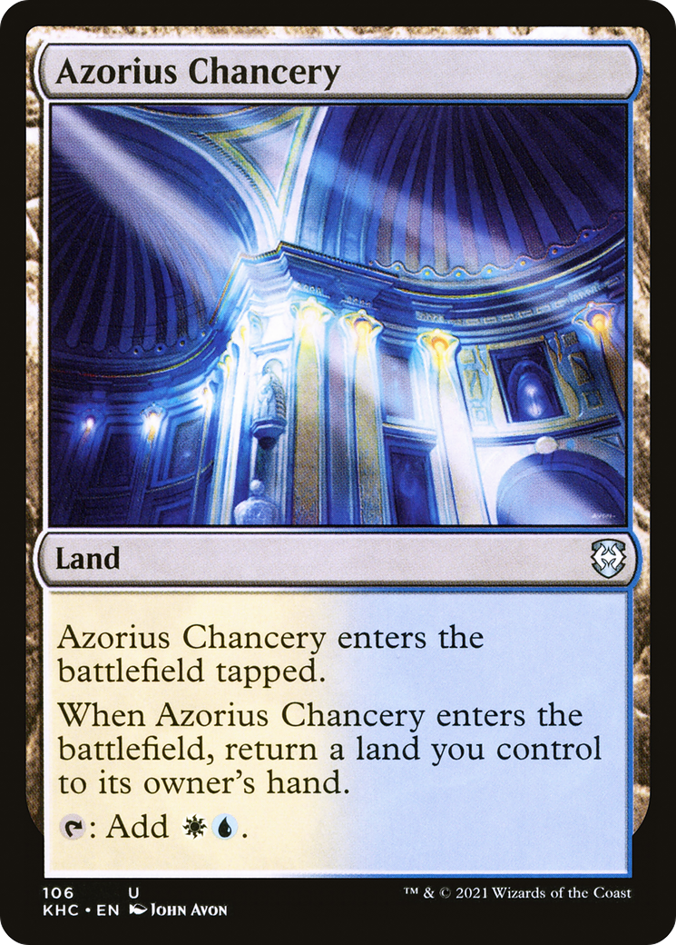 Azorius Chancery (KHC-106) [Kaldheim Commander]