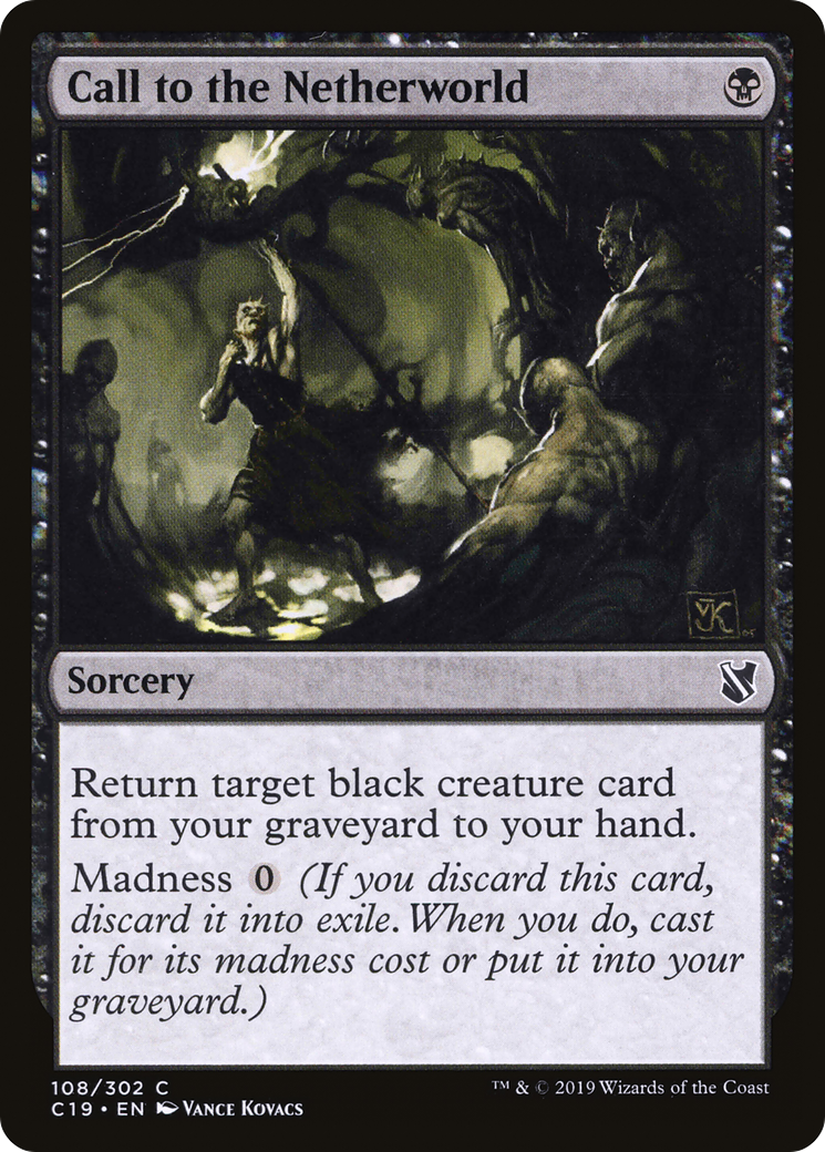 Call to the Netherworld (C19-108) [Commander 2019]