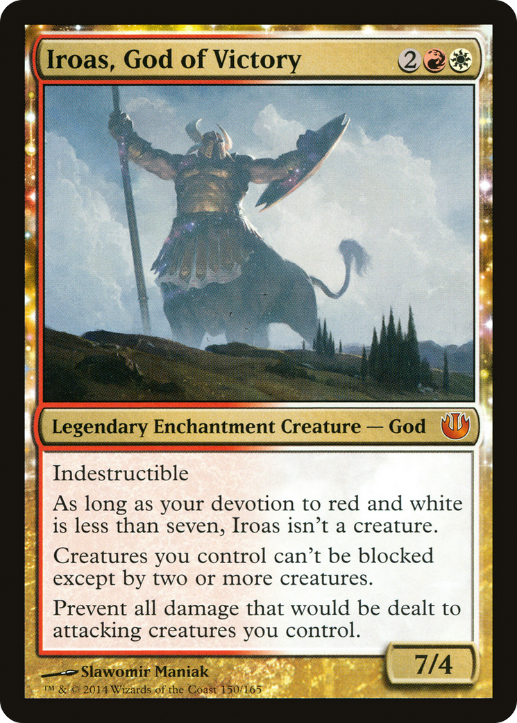 Iroas, God of Victory (JOU-150) [Journey into Nyx] Foil