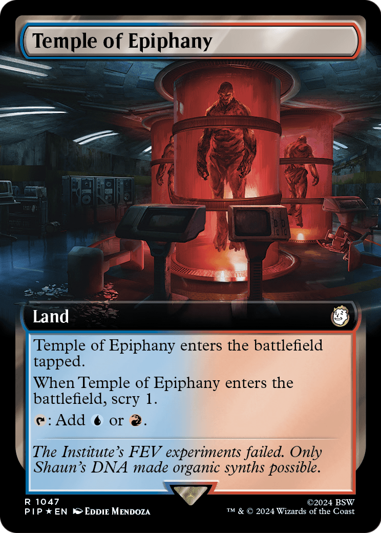Temple of Epiphany (Extended Art) (Surge Foil) (PIP-1047) [Fallout] Foil