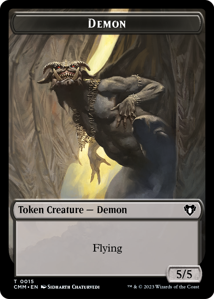 Demon (TCMM-015) [Commander Masters Tokens]