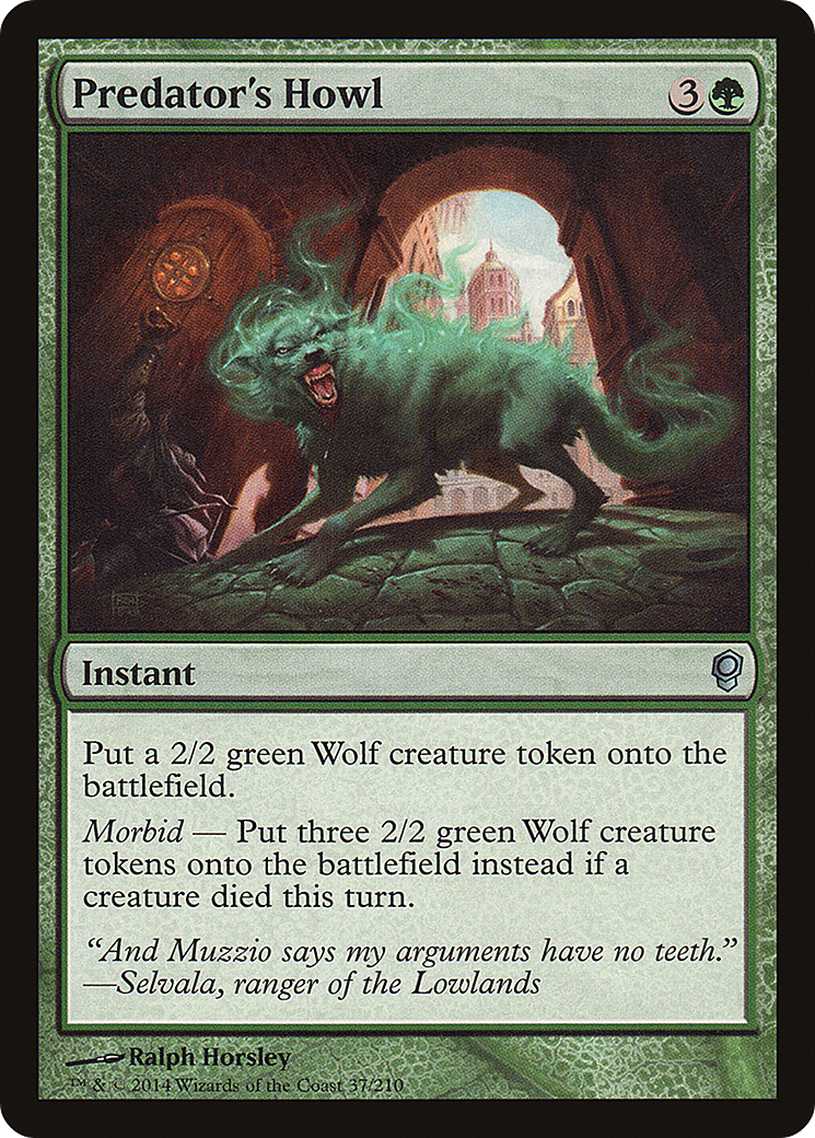 Predator's Howl (CNS-037) [Conspiracy] Foil
