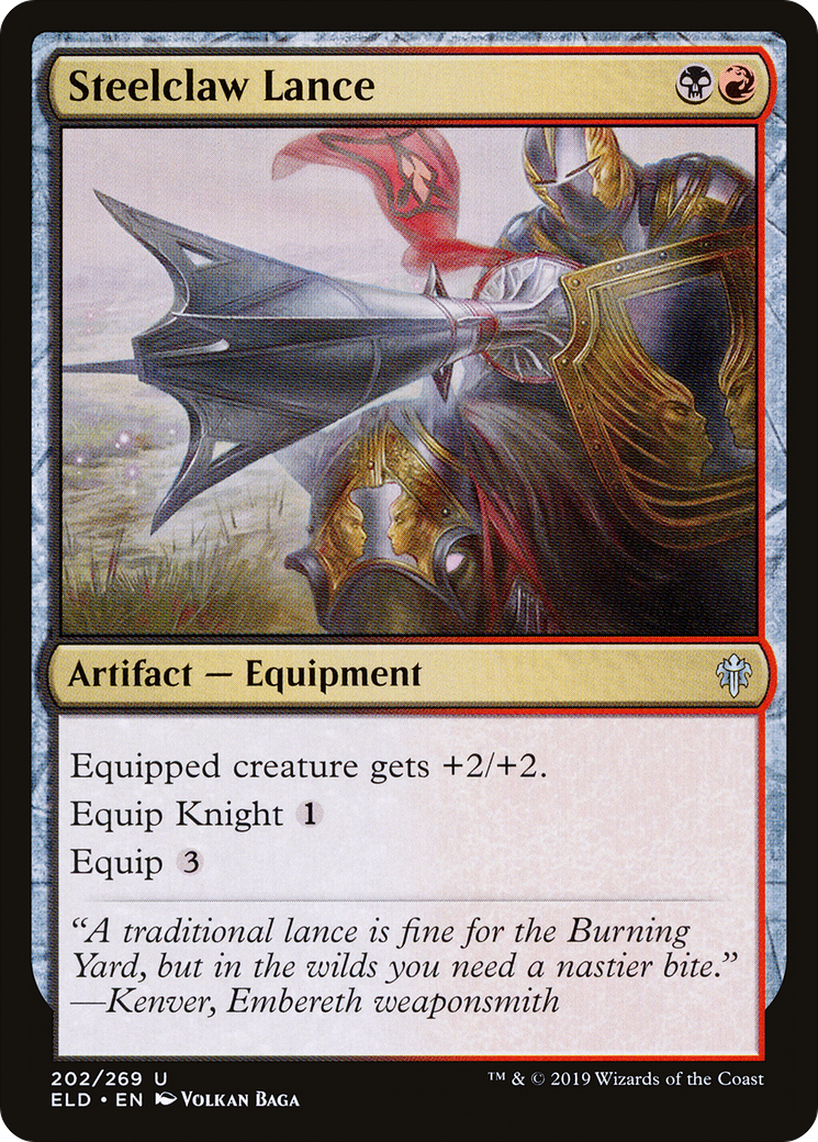 Steelclaw Lance (ELD-202) [Throne of Eldraine]