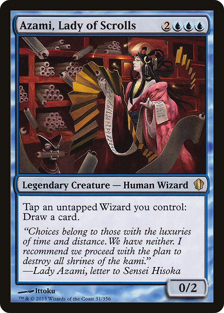 Azami, Lady of Scrolls (C13-031) [Commander 2013]
