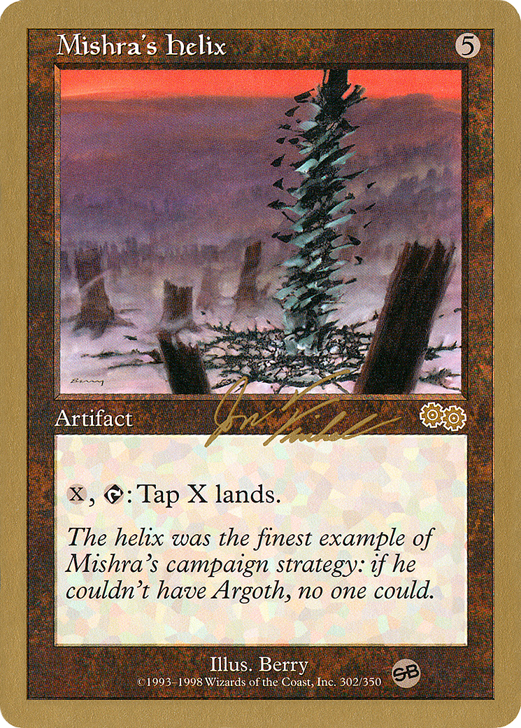 Mishra's Helix - 2000 Jon Finkel (USG) (SB) [World Championship Decks 2000]