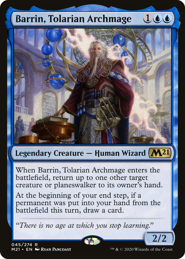 Barrin, Tolarian Archmage (M21-045) [Core Set 2021]