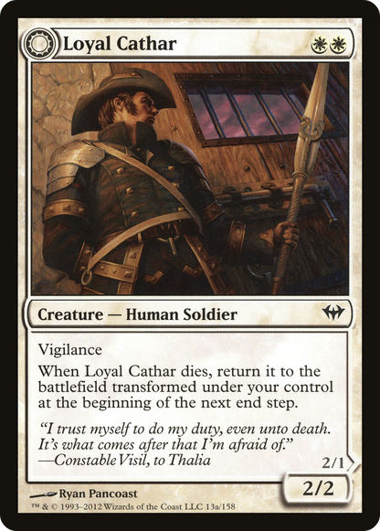 Loyal Cathar (DKA-013) [Dark Ascension] Foil