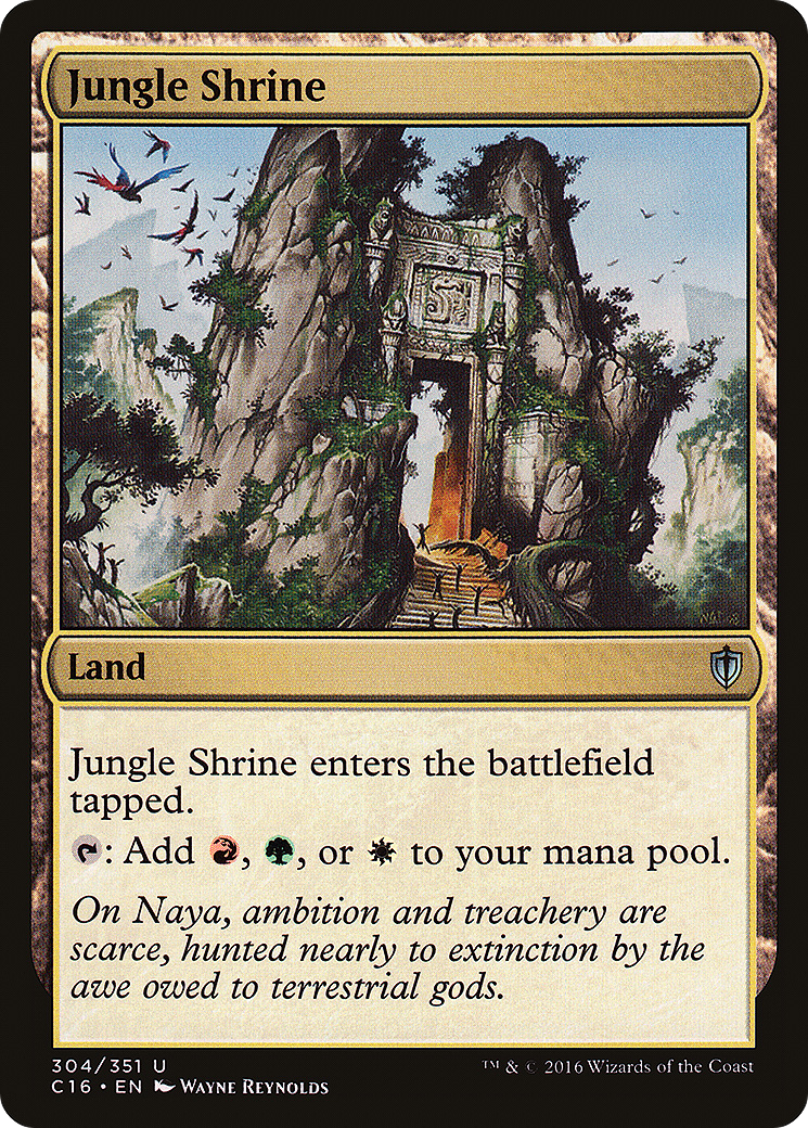 Jungle Shrine (C16-304) [Commander 2016]