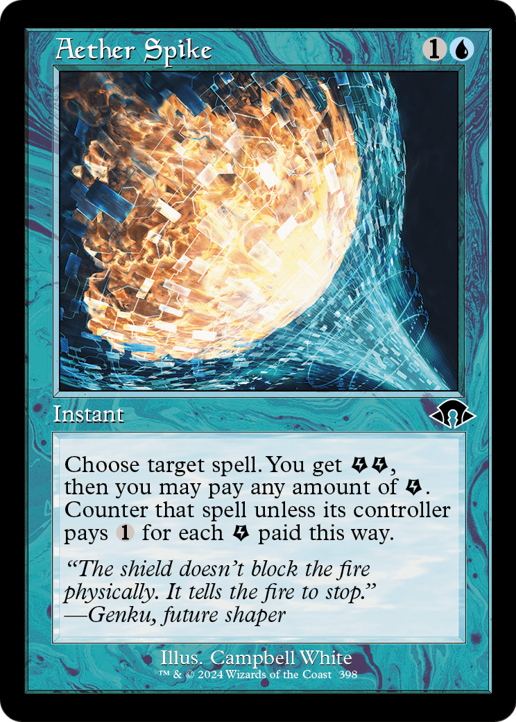 Aether Spike (Retro Frame) (MH3-398) [Modern Horizons 3] Foil