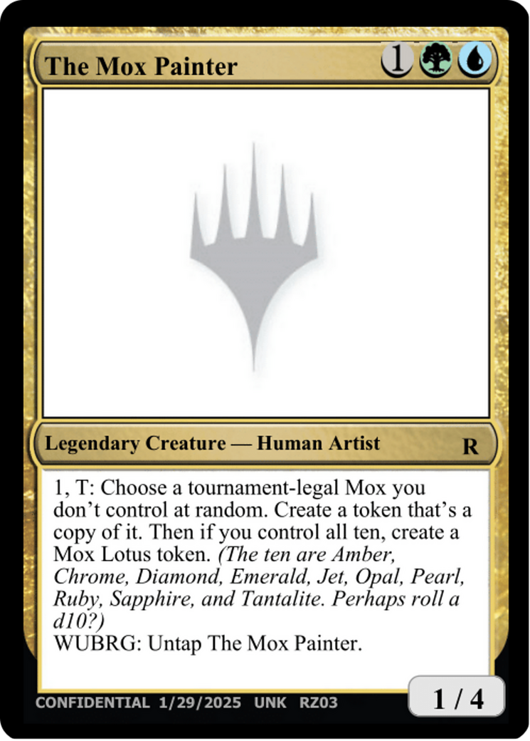 The Mox Painter [Un-Known Event Playtest Cards]