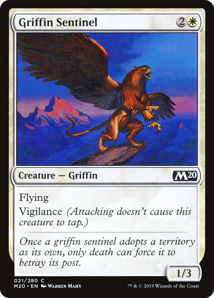 Griffin Sentinel (M20-021) [Core Set 2020]