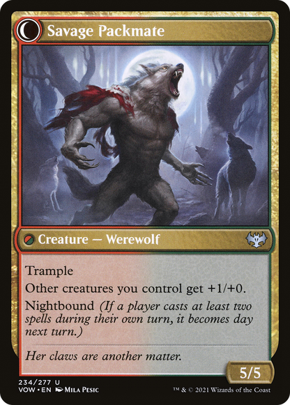 Child of the Pack (VOW-234) [Innistrad: Crimson Vow]
