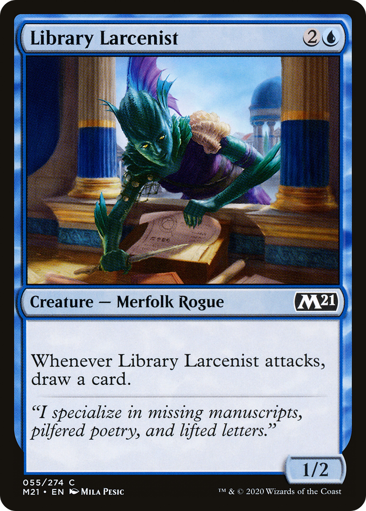 Library Larcenist (M21-055) [Core Set 2021]