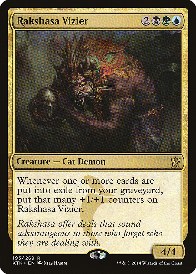 Rakshasa Vizier (KTK-193) [Khans of Tarkir]