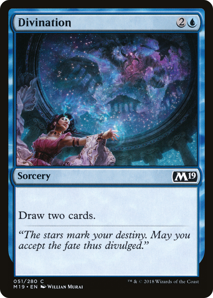 Divination (M19-051) [Core Set 2019] Foil