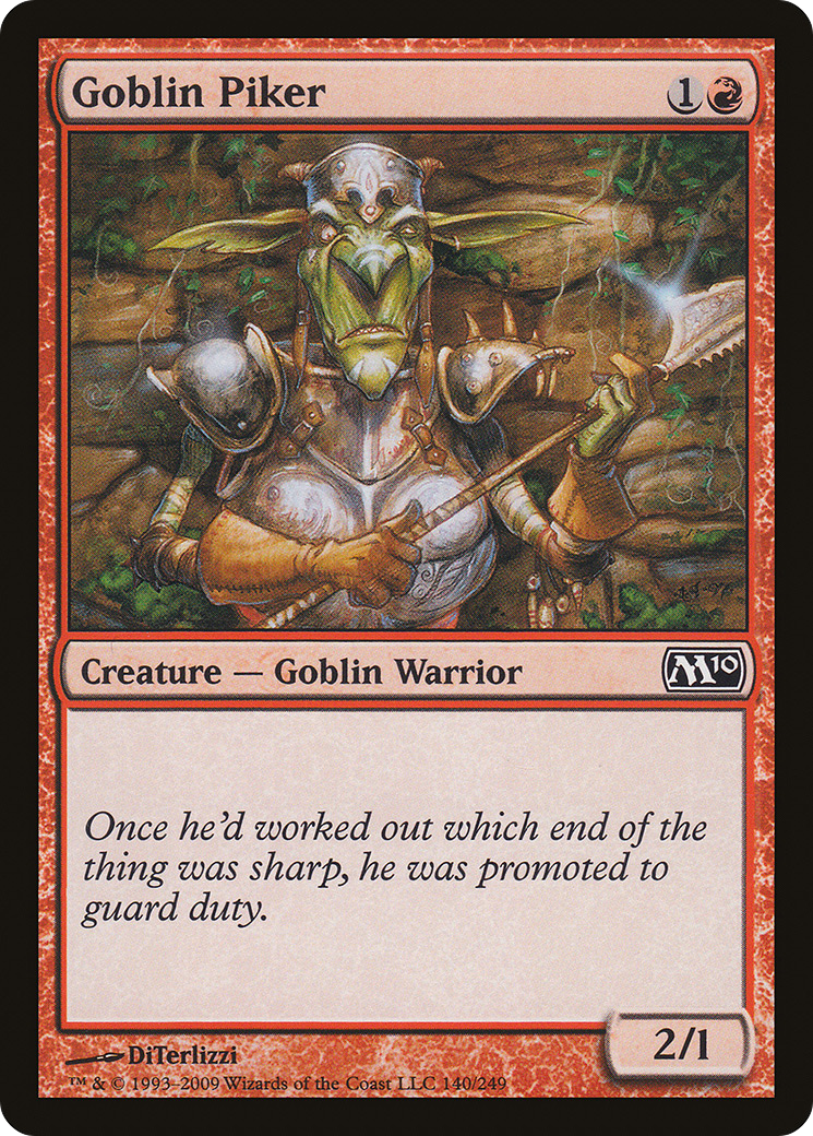 Goblin Piker (M10-140) [Magic 2010]