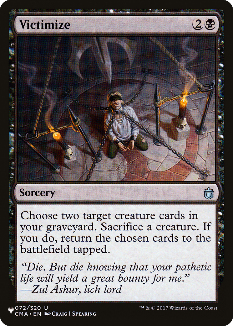 Victimize (LIST-CMA-72) [The List]