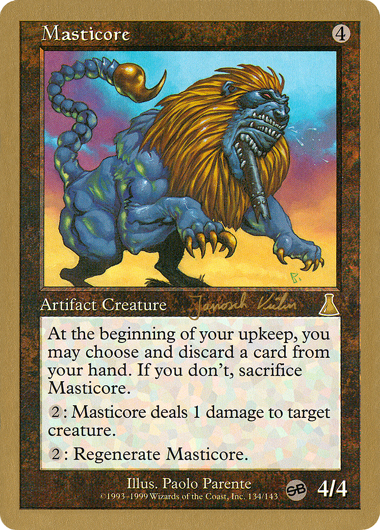 Masticore - 2000 Janosch Kuhn (UDS) (SB) [World Championship Decks 2000]