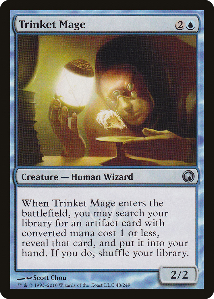 Trinket Mage (SOM-048) [Scars of Mirrodin] Foil