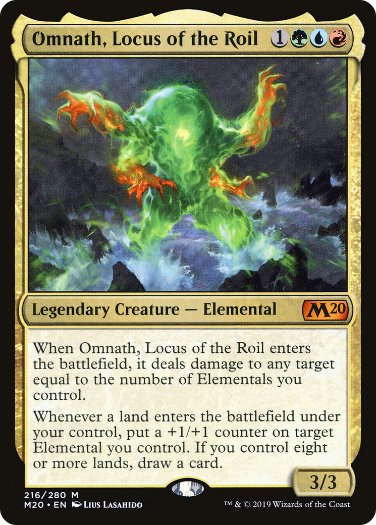 Omnath, Locus of the Roil (M20-216) [Core Set 2020] Foil