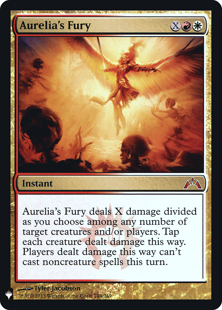 Aurelia's Fury (LIST-GTC-144) [The List] Foil