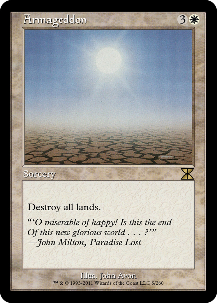 Armageddon (ME4-005) [Masters Edition IV] Foil