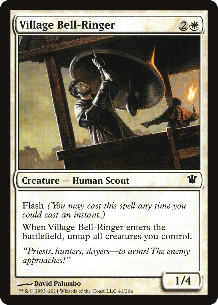 Village Bell-Ringer (ISD-041) [Innistrad] Foil