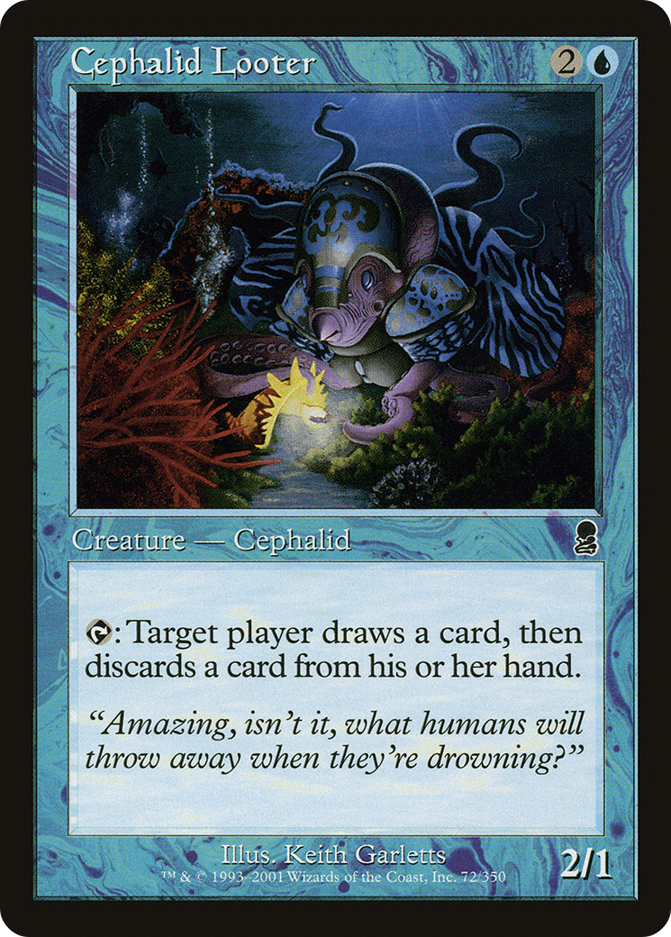 Cephalid Looter (ODY-072) [Odyssey] Foil