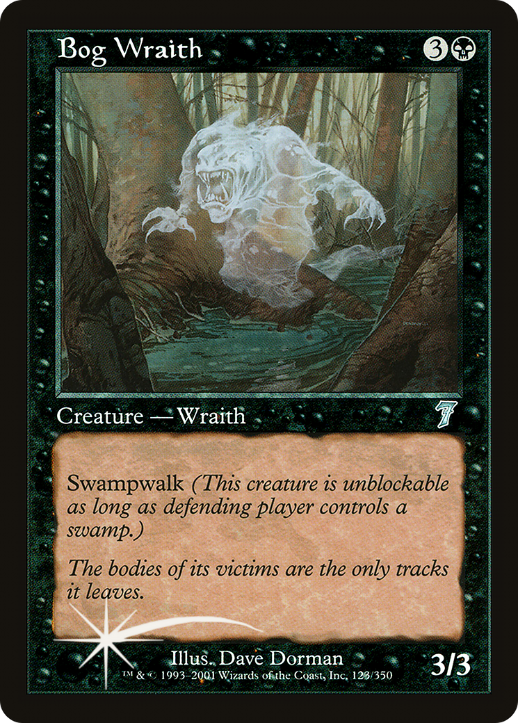 Bog Wraith (7ED-123★) [7th Edition]