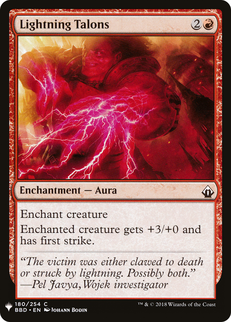 Lightning Talons (LIST-BBD-180) [The List]