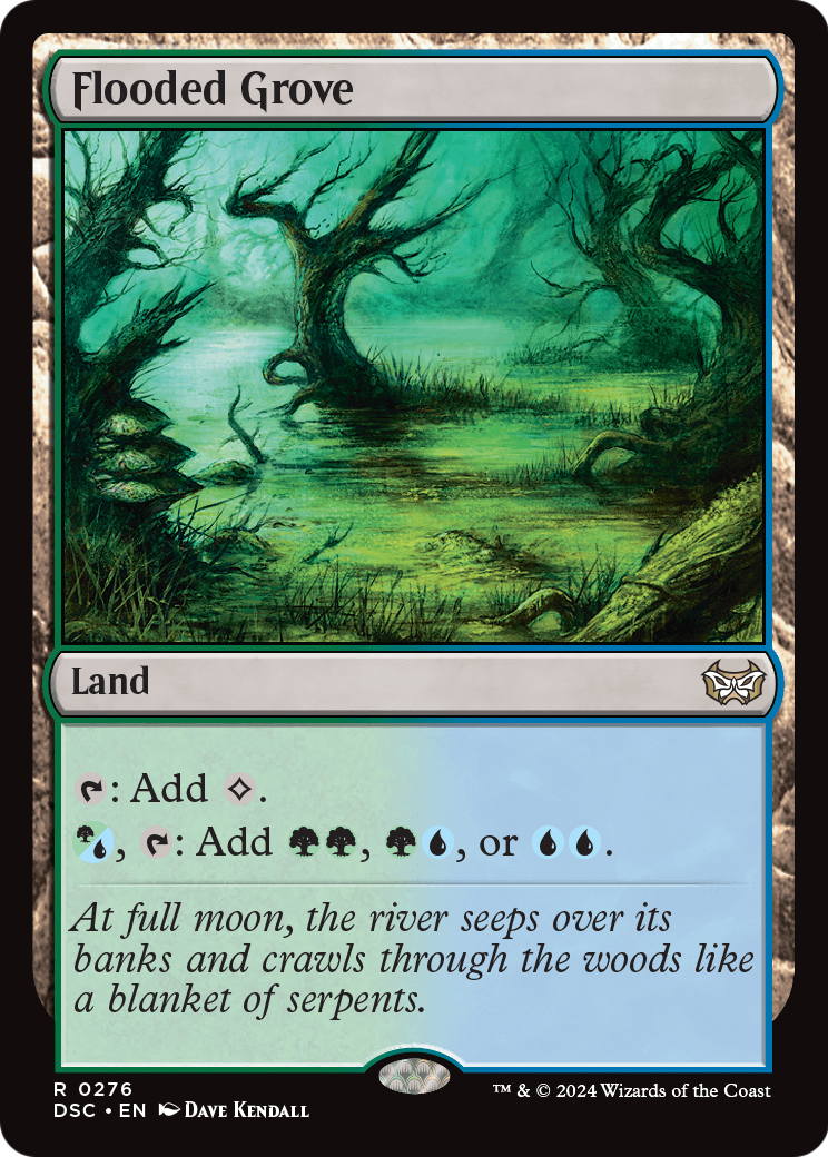 Flooded Grove (DSC-276) [Duskmourn: House of Horror Commander]