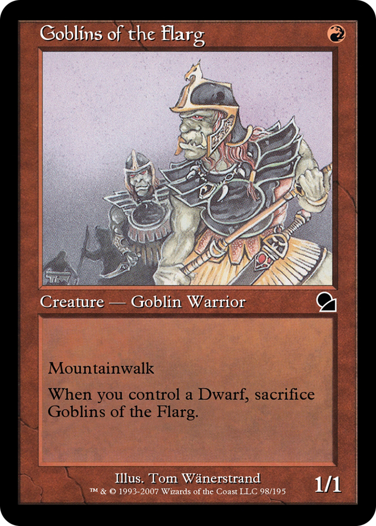 Goblins of the Flarg (ME1-098) [Masters Edition] Foil