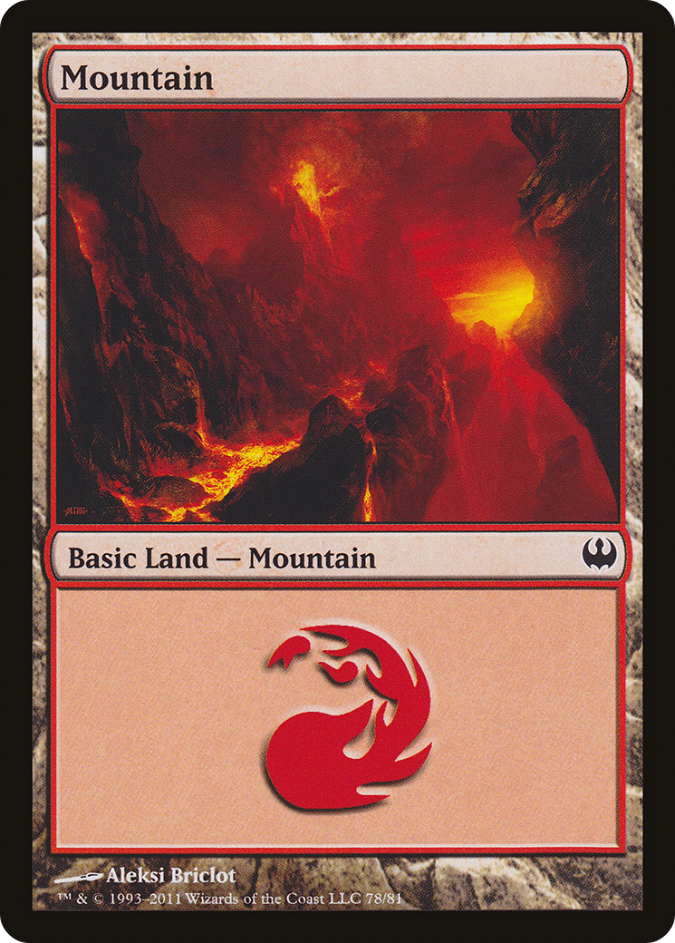 Mountain (DDG-078) [Duel Decks: Knights vs. Dragons]