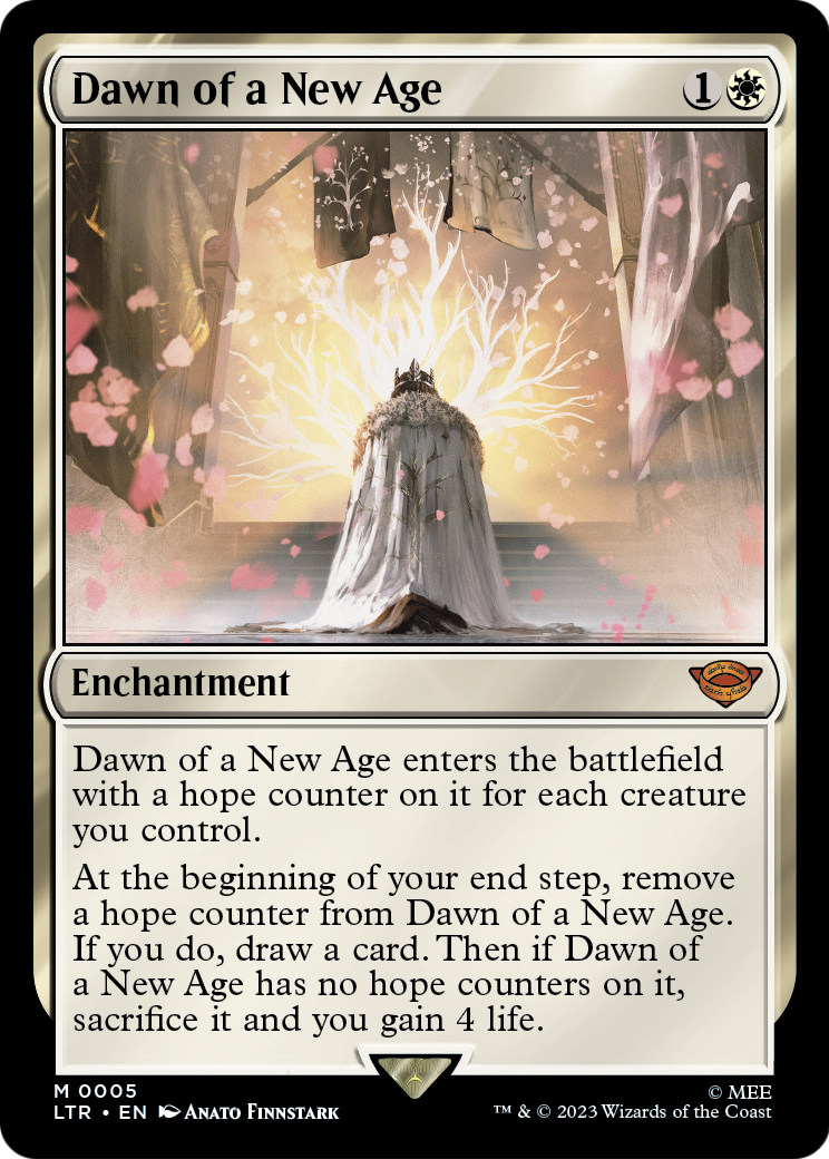 Dawn of a New Age (LTR-005) [The Lord of the Rings: Tales of Middle-earth] Foil