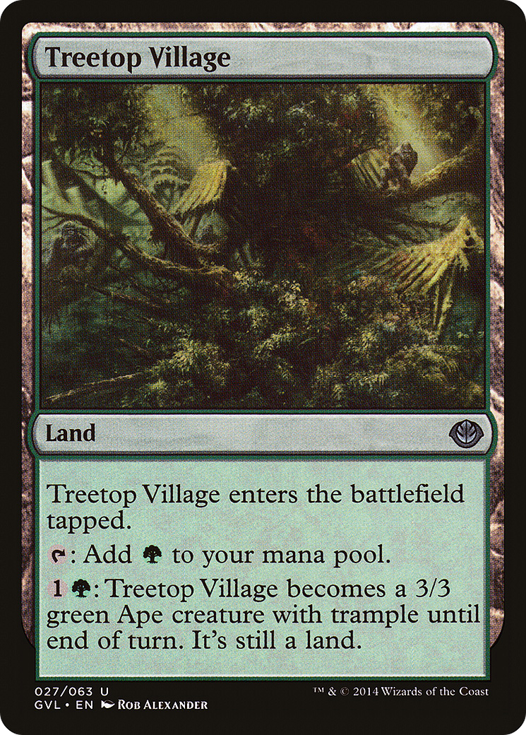 Treetop Village [Duel Decks Anthology: Garruk vs. Liliana]