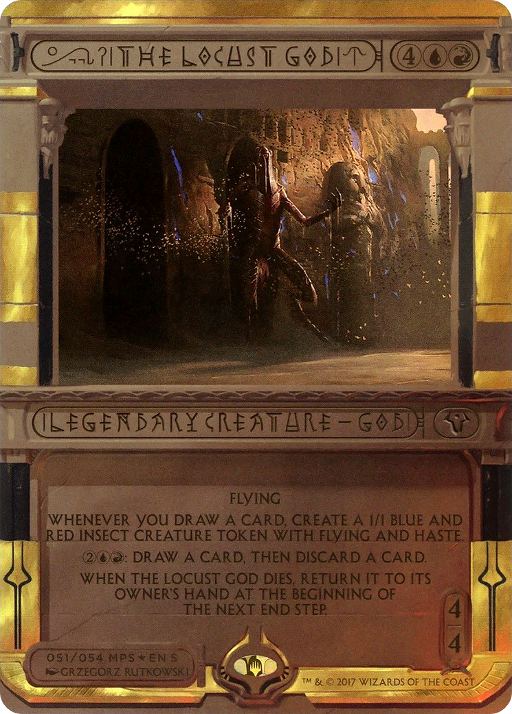 The Locust God (MPS2-051) (Borderless) [Amonkhet Invocations] Foil
