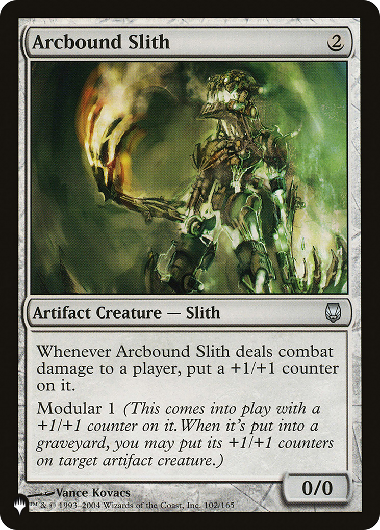 Arcbound Slith (LIST-DST-102) [The List]