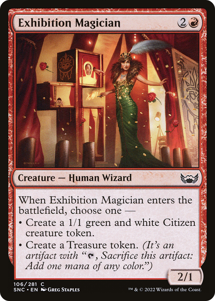 Exhibition Magician (SNC-106) [Streets of New Capenna] Foil
