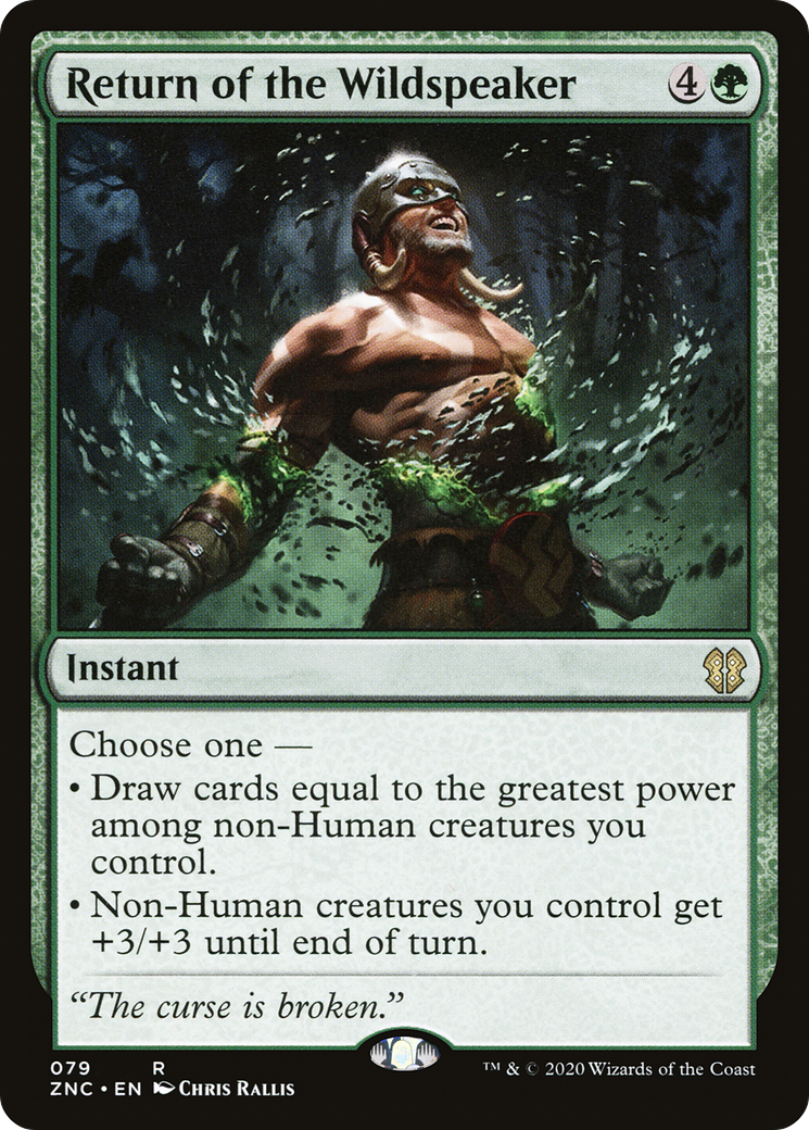 Return of the Wildspeaker (ZNC-079) [Zendikar Rising Commander]
