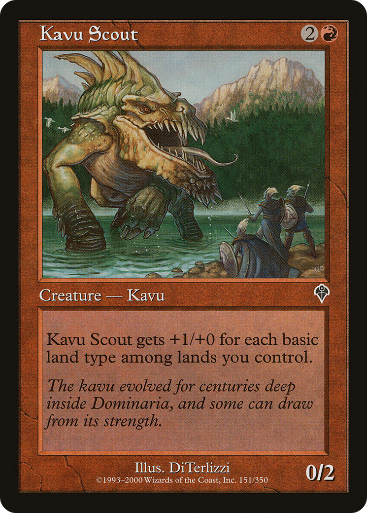 Kavu Scout (INV-151) [Invasion]