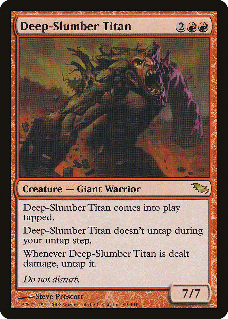 Deep-Slumber Titan (SHM-089) [Shadowmoor]