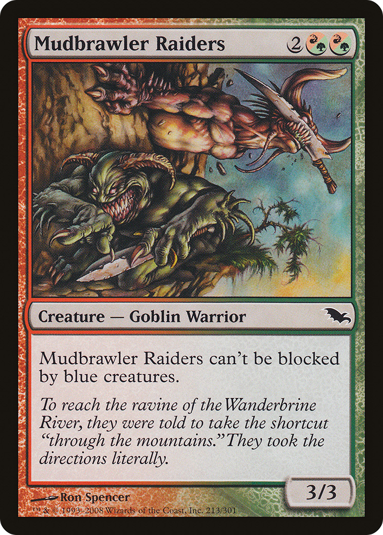 Mudbrawler Raiders (SHM-213) [Shadowmoor] Foil