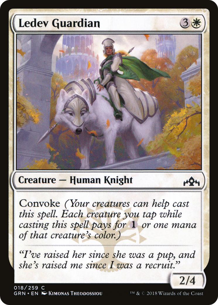 Ledev Guardian (GRN-018) [Guilds of Ravnica]