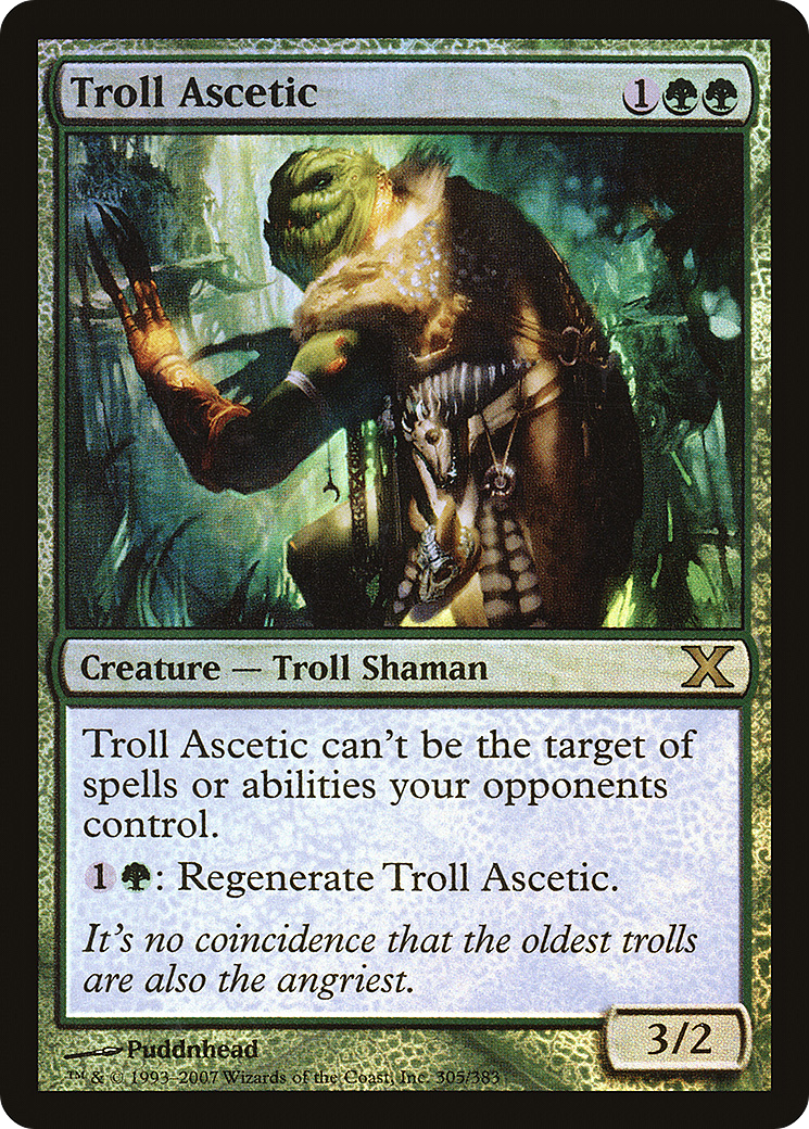Troll Ascetic (10E-305★) [Tenth Edition] Foil