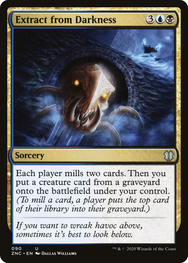 Extract from Darkness (ZNC-090) [Zendikar Rising Commander]