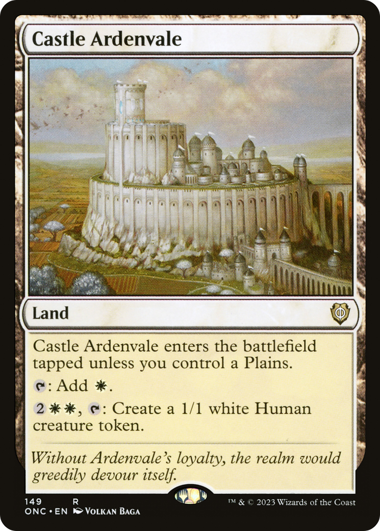 Castle Ardenvale (ONC-149) [Phyrexia: All Will Be One Commander]