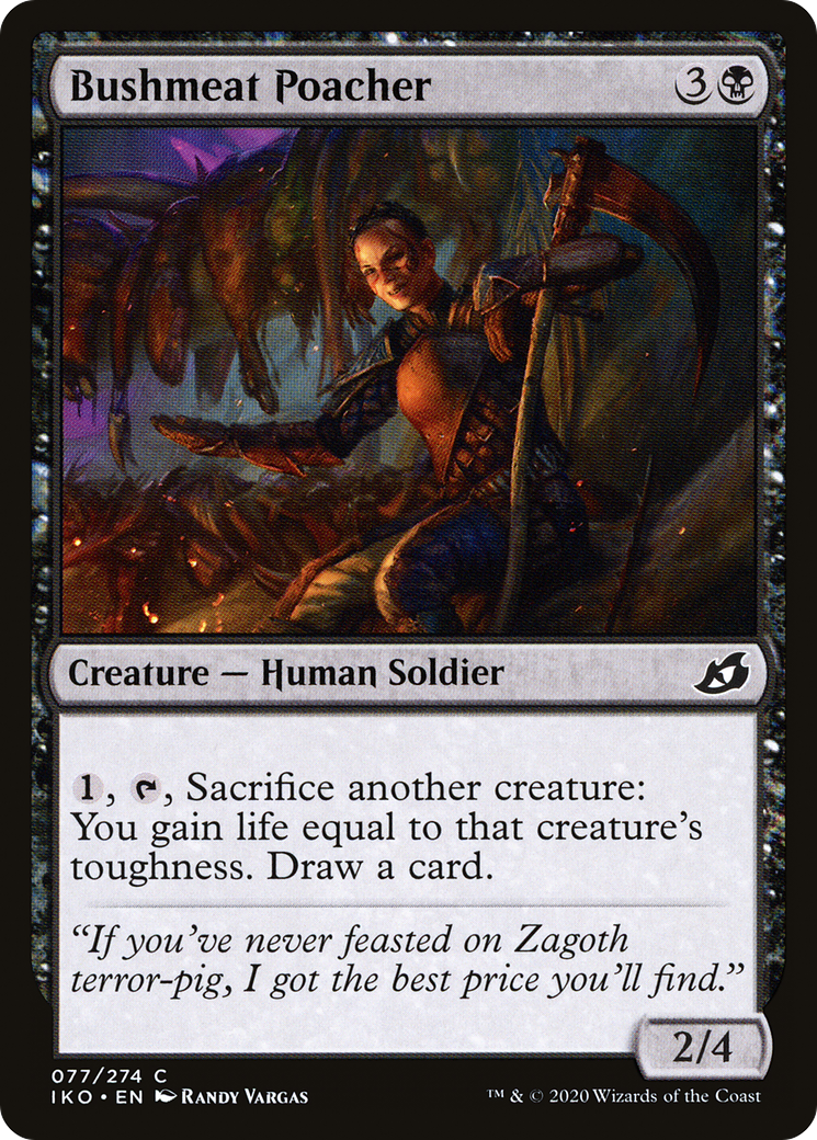 Bushmeat Poacher (IKO-077) [Ikoria: Lair of Behemoths]